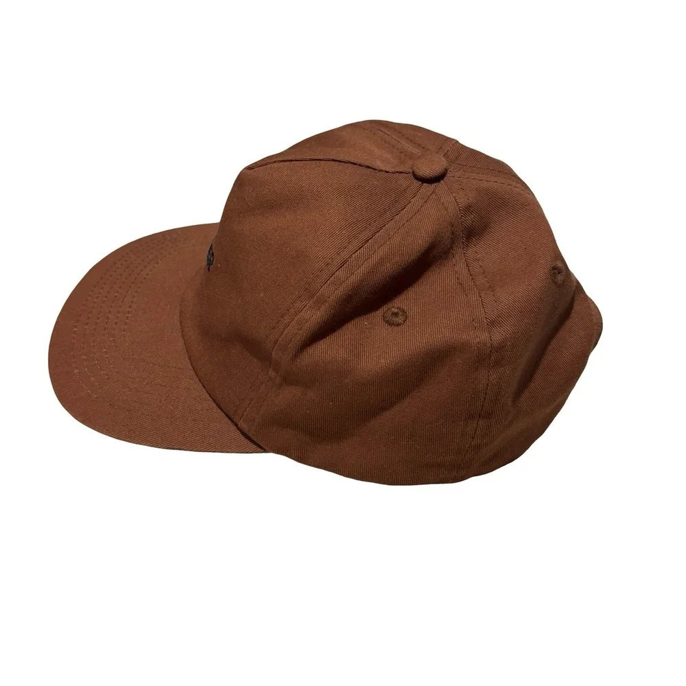 FORMER Men's Spell Out Logo Snap Back Hat Brown Size OSFM
